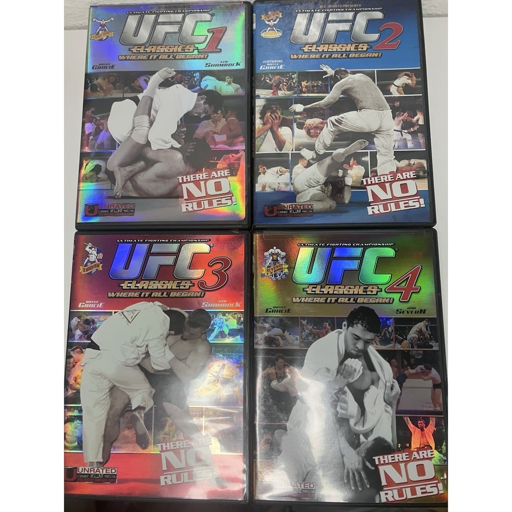 UFC Classics Collection 1-4 Where it All Began Unrated NICE